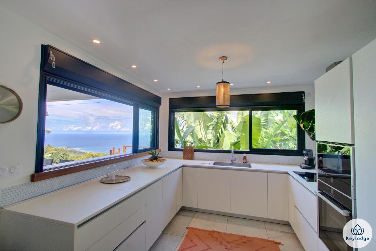 Villa Paloma 4 étoiles avec Piscine et Vue exceptionnelle sur l'ocean à Saint-Leu Exterior foto